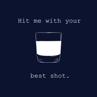 Hit Me With Your Best Shot - Wrapped Canvas Print