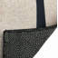 Tapis de cuisine moderne beige et noir 91 x 48 cm, antidérapant, lavable, en polyester à poils courts-2073576390