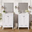 Meuble-lavabo de 48 pouces avec lavabo encastré intégré, armoire de rangement, portes à fermeture en douceur, tiroir divisé et tablette à double couche pour un rangement polyvalent-121708500