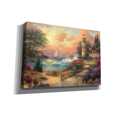 'Seaside Dreams' by Chuck Pinson, Canvas Wall Art