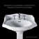 Whitehaus Collection China 18'' White Vitreous China Oval Bathroom Sink with Overflow