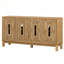 Buffet Mid-Century moderne avec motif ajouré sculpté-130670340