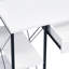 Office Desk In White And Black With Shelf Functional Drawer Writing Convenient