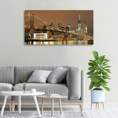 Manhattan New York - No Frame Print on Canvas