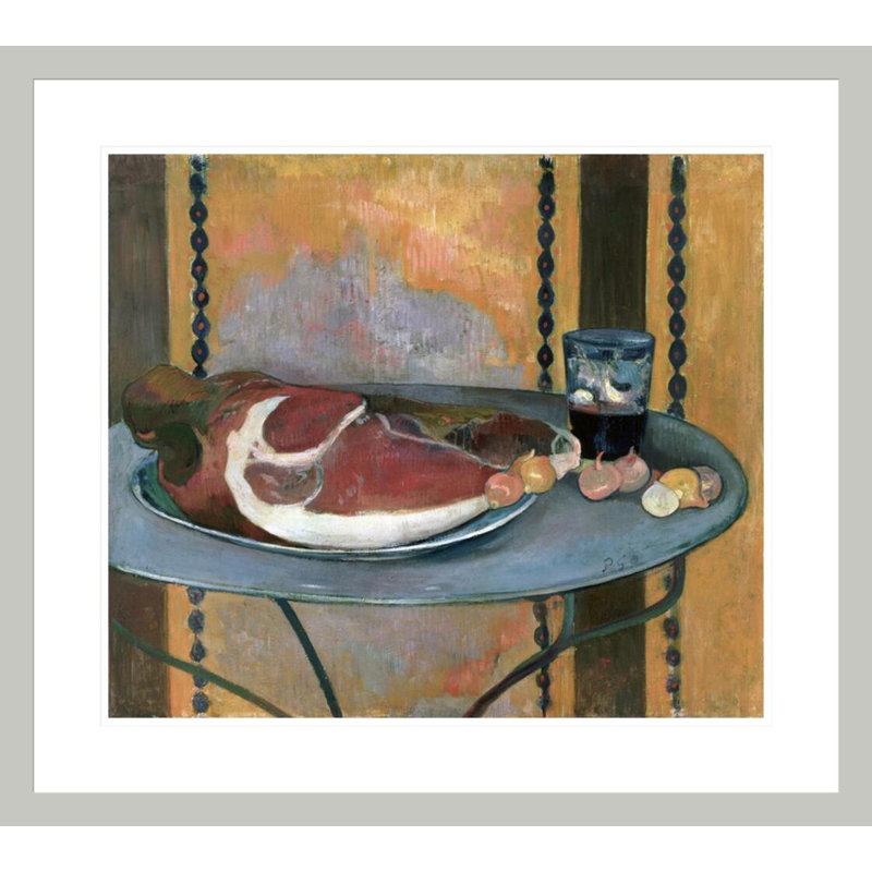 «The Ham» par Paul Gauguin - Estampe numérique encadrée, H 23,5 po x l 26,27 po