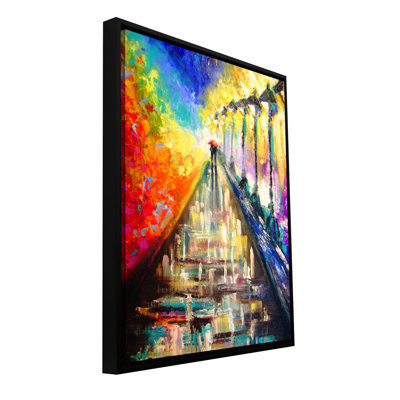 « rainy paris evening », impression sur toile