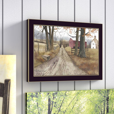 «The Road Home», art mural encadré pour le salon, impression encadrée de décoration murale par Billy Jacobs