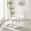 Eubanks Faux Leather Modern Tall Back Dining Chairs with Metal Legs & Diamond Stitching-1956980309-1956980317-1889869362