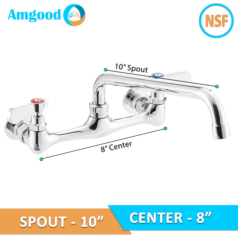 Wall Mount Handle Kitchen Faucet
