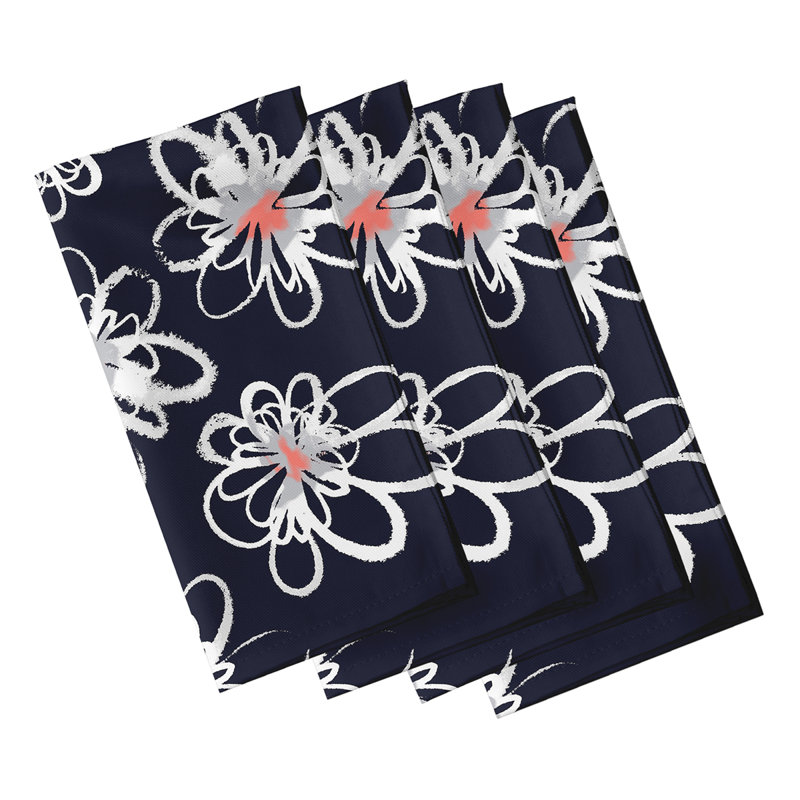 Ensemble de serviettes 4 pièces Slezak, Bleu marine