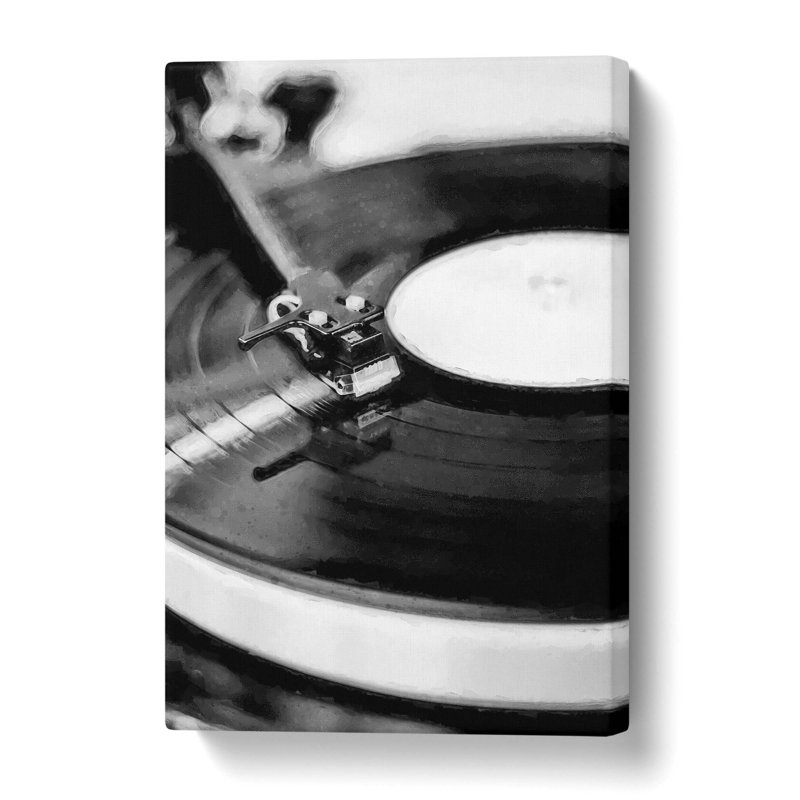 Vinyl Record Player - Wrapped Canvas, 50 cm H x 35 cm W