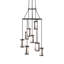 Lustre cylindrique unique à 9 lumières Bettard