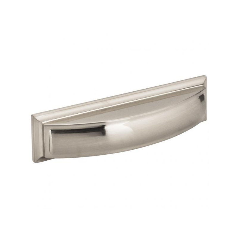 Annadale Cup/Bin Pull, 3 3/4", Satin Nickel