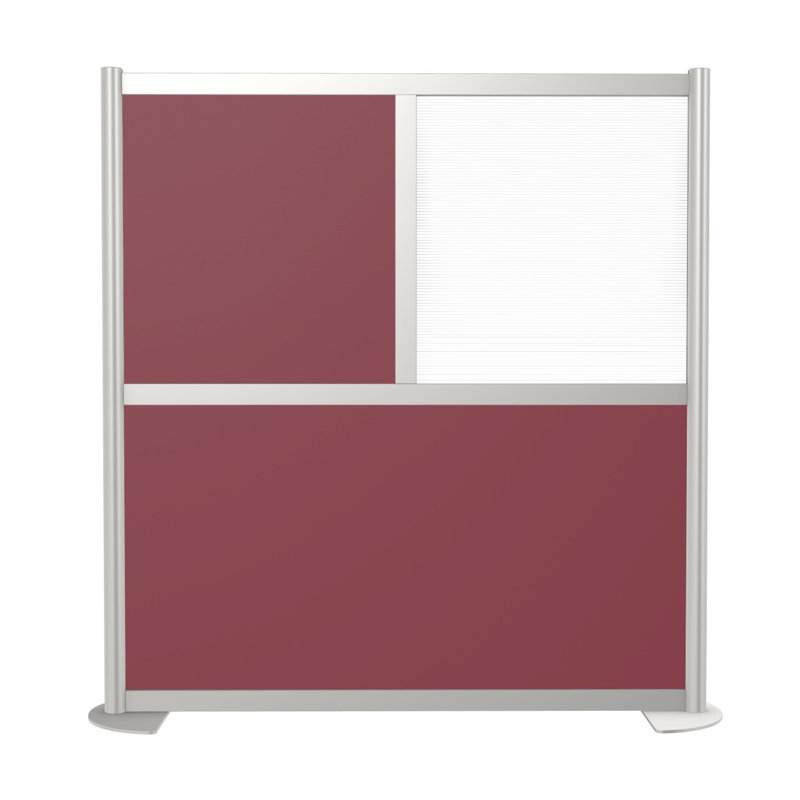 Cloison 3 panneaux Orrie, Standard, Marron