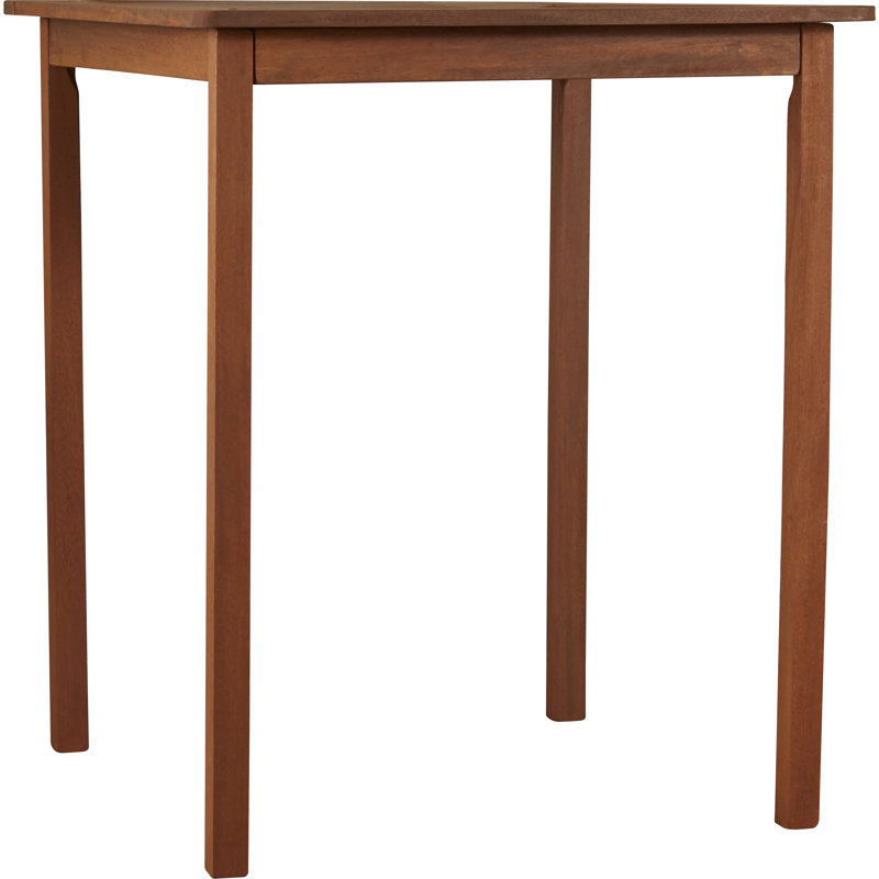 Table de bar en bois massif Gwenda, Brun cannelle