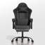Fauteuil de jeu réglable en similicuir, siège d'ordinateur ergonomique avec appui-tête, repose-pieds et soutien lombaire-806468888
