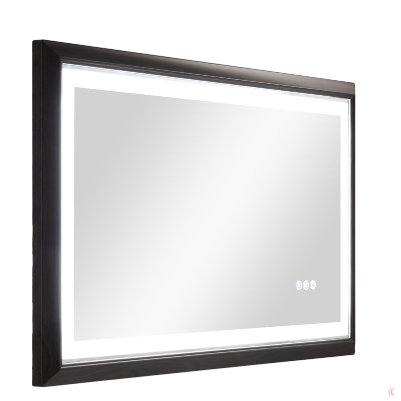 Bathroom  Led Mirror Is Multi-Functional And Each Function Is Controlled By A Smart Touch Button., 24" x 40", White