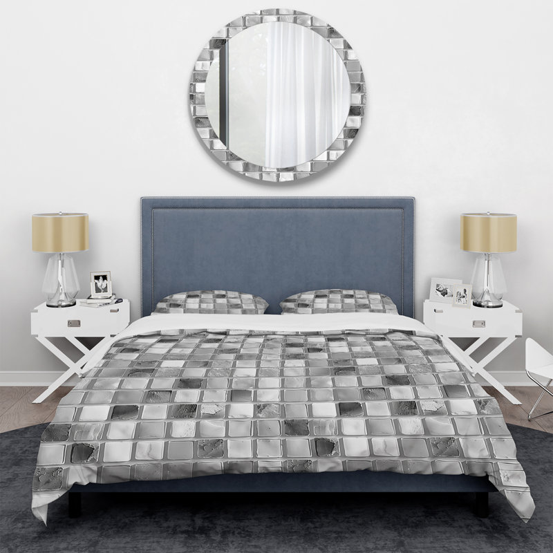 Ensemble de housse de couette Modern, Housse de couette pour grand lit et 2 taies décor
