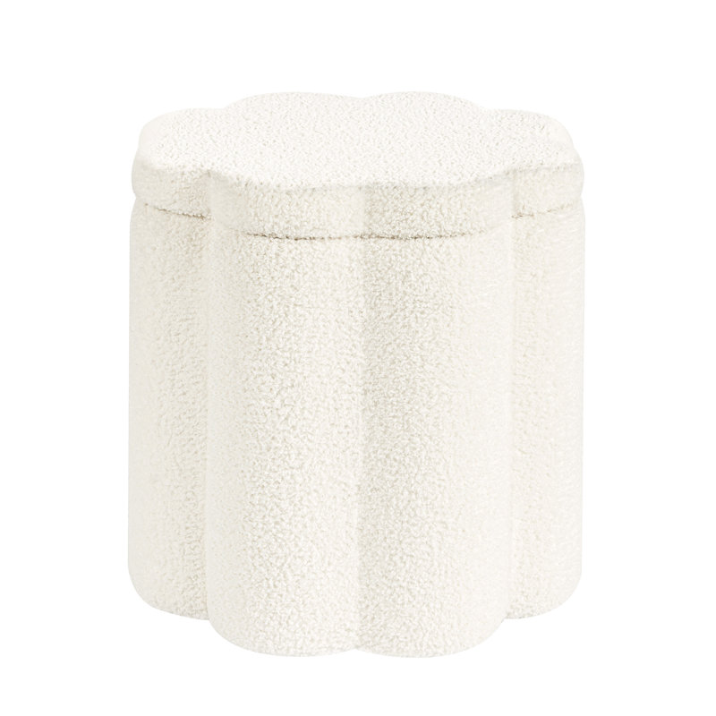 Fauteuil de coiffeuse Kylina, Blanc