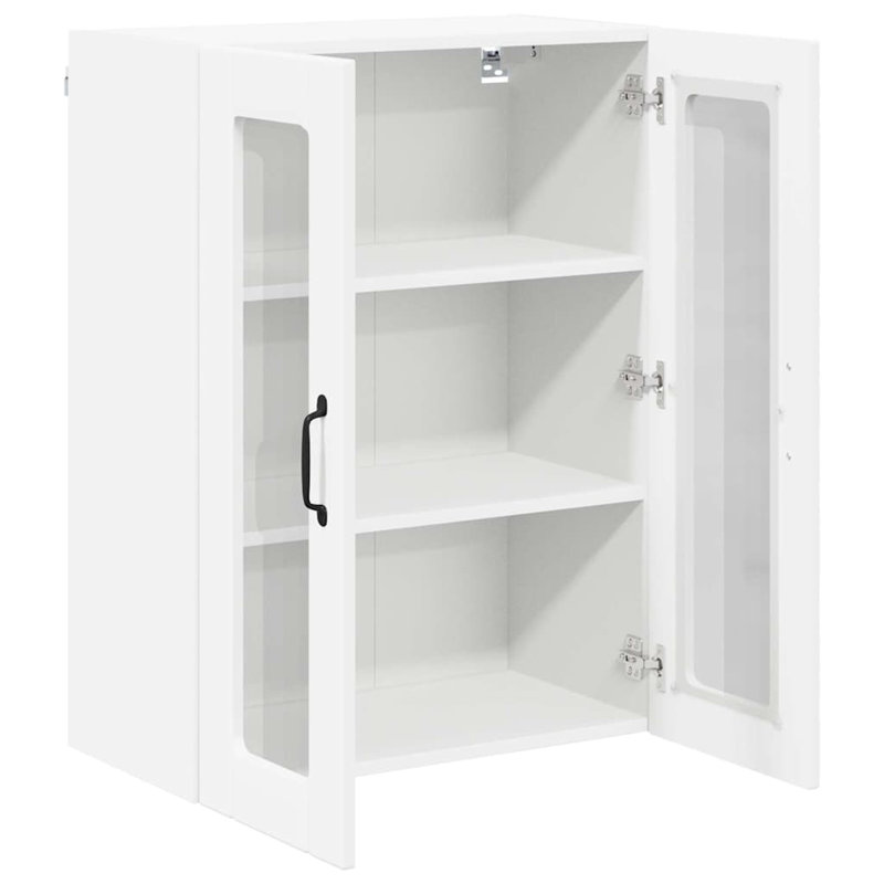 Vidaxl Kitchen Cabinet Artisan Oak 60 X 31 X 80 Cm Engineered Wood, White, 80cm H x 60cm W x 31cm D