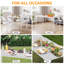 4 Feet Folding Table, Portable Foldable Card Table-114963400