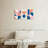 Retro Geometric Abstract VIII Multi Piece Canvas Print-93063025