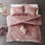 Édredon pour lit simple / simple TG en velours rosé - Diamond