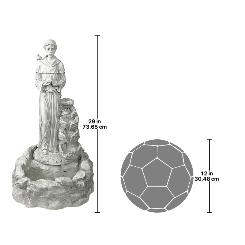 Handcrafted Outdoor Weather Resistant Sculptural Fountain