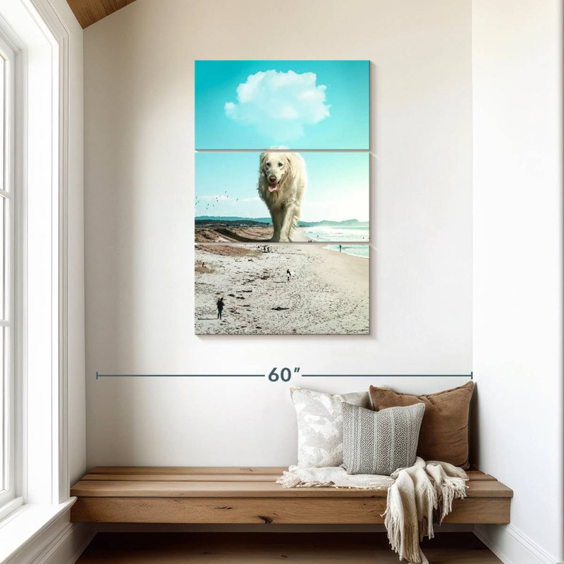 Brampt Wander Dog, 45" H x 28" W