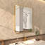 Miroir de salle de bain mural moderne avec cadre l 48 po x H 36 po Cozy-514696194-514696250