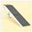 Rampe pour animaux grise et blanche extra longue pour lits hauts et canapés-130466376