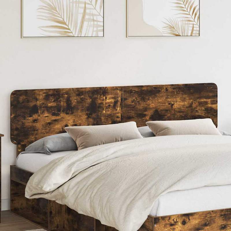 Headboard, California King, Smoked Oak