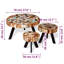 Larochette Solid Wood Four Leg Coffee Table