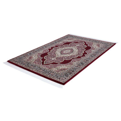Chancery Kilim Wine Red Rug