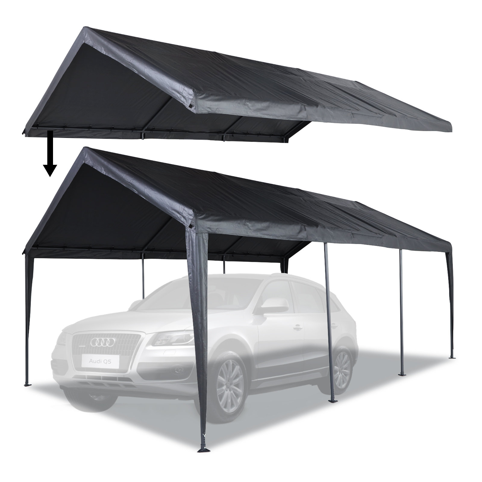 Abba Patio Carport Replacement Roof Cover Wayfair