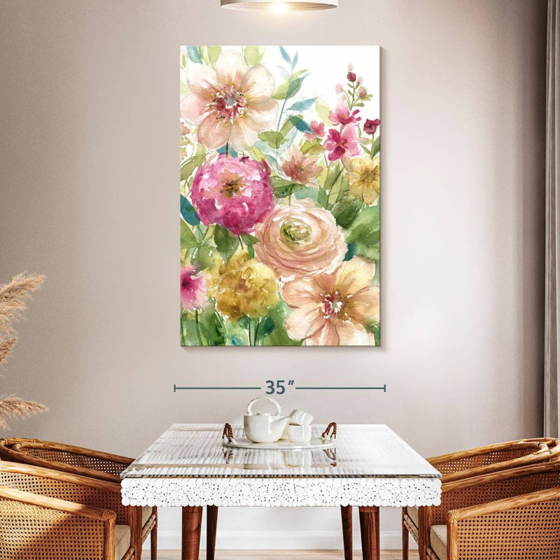 Harnek Jardin De Fleurs, 51" H x 34" W