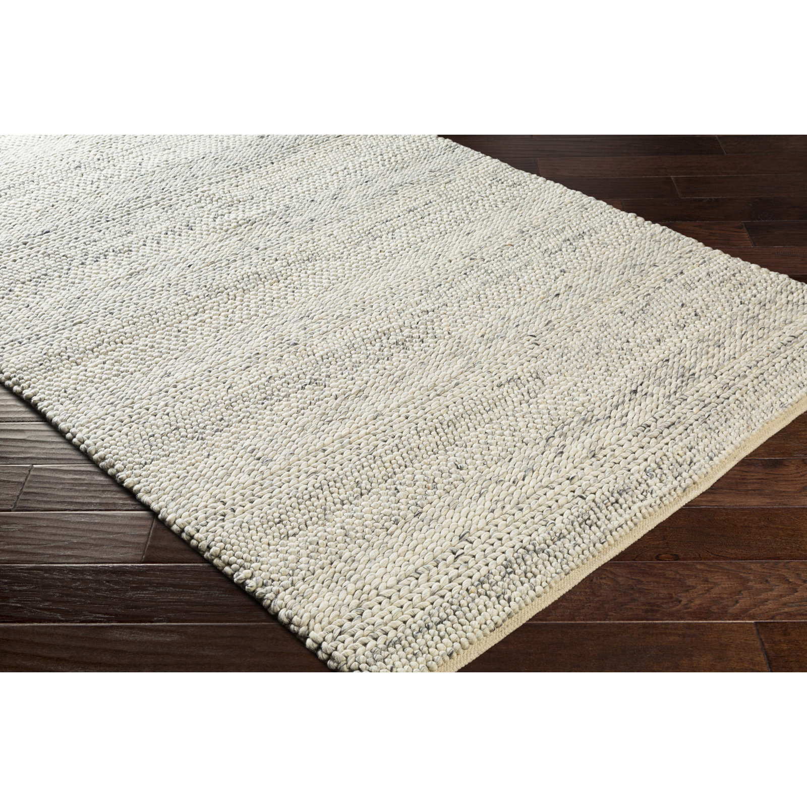 Zekia Handmade Wool Rug, Rectangle 2' x 3'