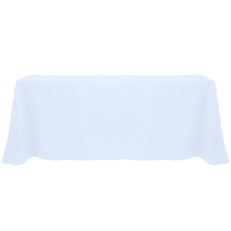 Solid Color Tablecloth, 156" x 90", Ice Blue, 2