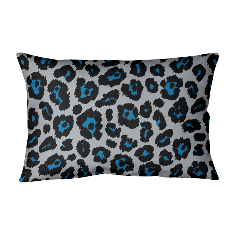 Housse de coussin de football rectangulaire Detroit, Polyester sergé, Argent