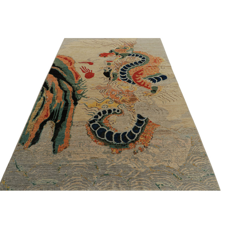 Hand Knotted Wool Rug