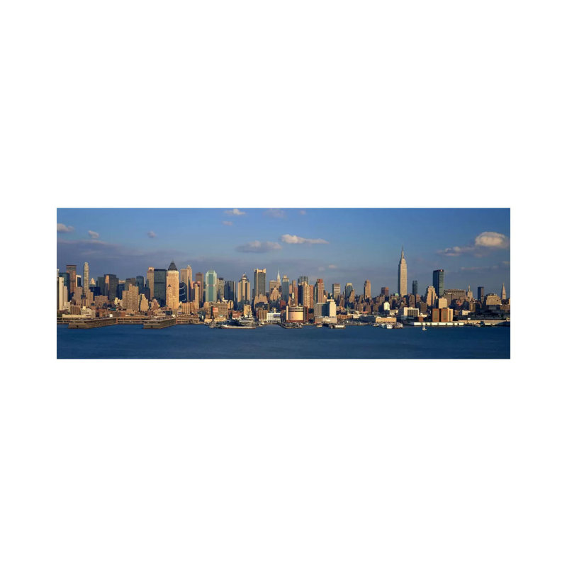 New York City NY - Wrapped Canvas Panoramic Print, 30.48 cm H x 91.44 cm W x 1.91 cm D