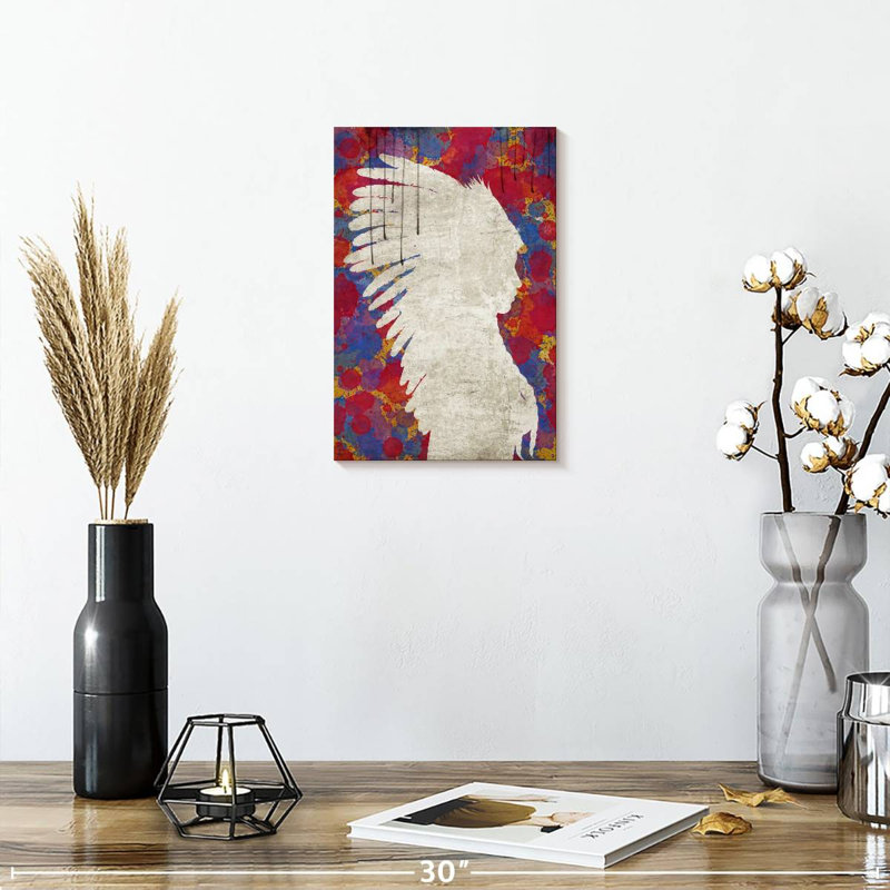 Lelar Abstract Indian, 12" H x 8" W