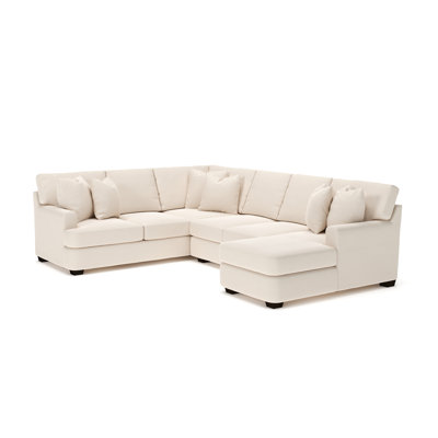 Emilio 127" U-Shaped Sofa & Chaise