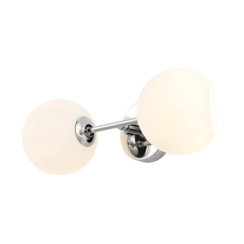 Jaina 2 - Light Armed Sconce, Silver