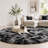 Plush Round Area Rug, Soft Fuzzy Shag Rug for Bedroom Living Room Balcony, Fluffy Carpet for Home Decor, Non-Slip Cozy Decorative Rug.-1670164270