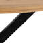 Jad Round Dining Table with Steel Base