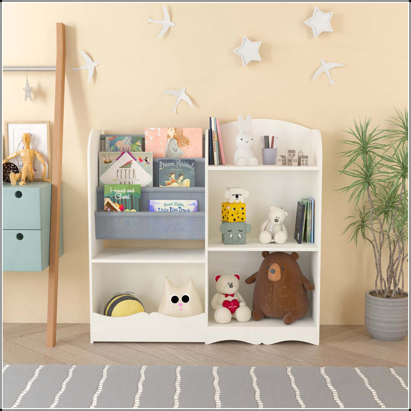 Versatile Kids Bookshelf and Toy Organizer