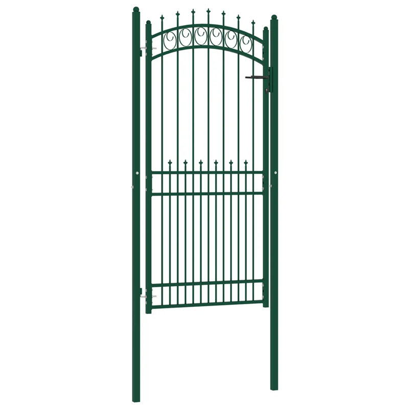 Nessie Metal Gate, Green, 150cm H x 102cm W