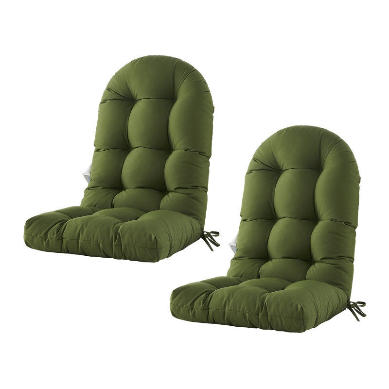 Outdoor 4'' Seat / Back Cushion, Green