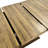160 - 200 Cm Extendable Table In Aged Wood Tone, Black, Seats 6 10 People, Robust And Dining Wood, Cm, Build